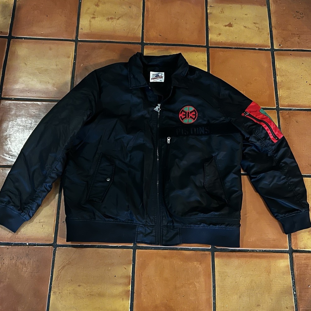 Detroit Pistons‎ Starter x Ty Mopkins Mr. Alan's Exclusive Size 3XL Jacket FLAW